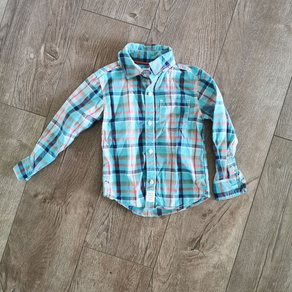 3/$15 Carter's button down dress shirt 3T